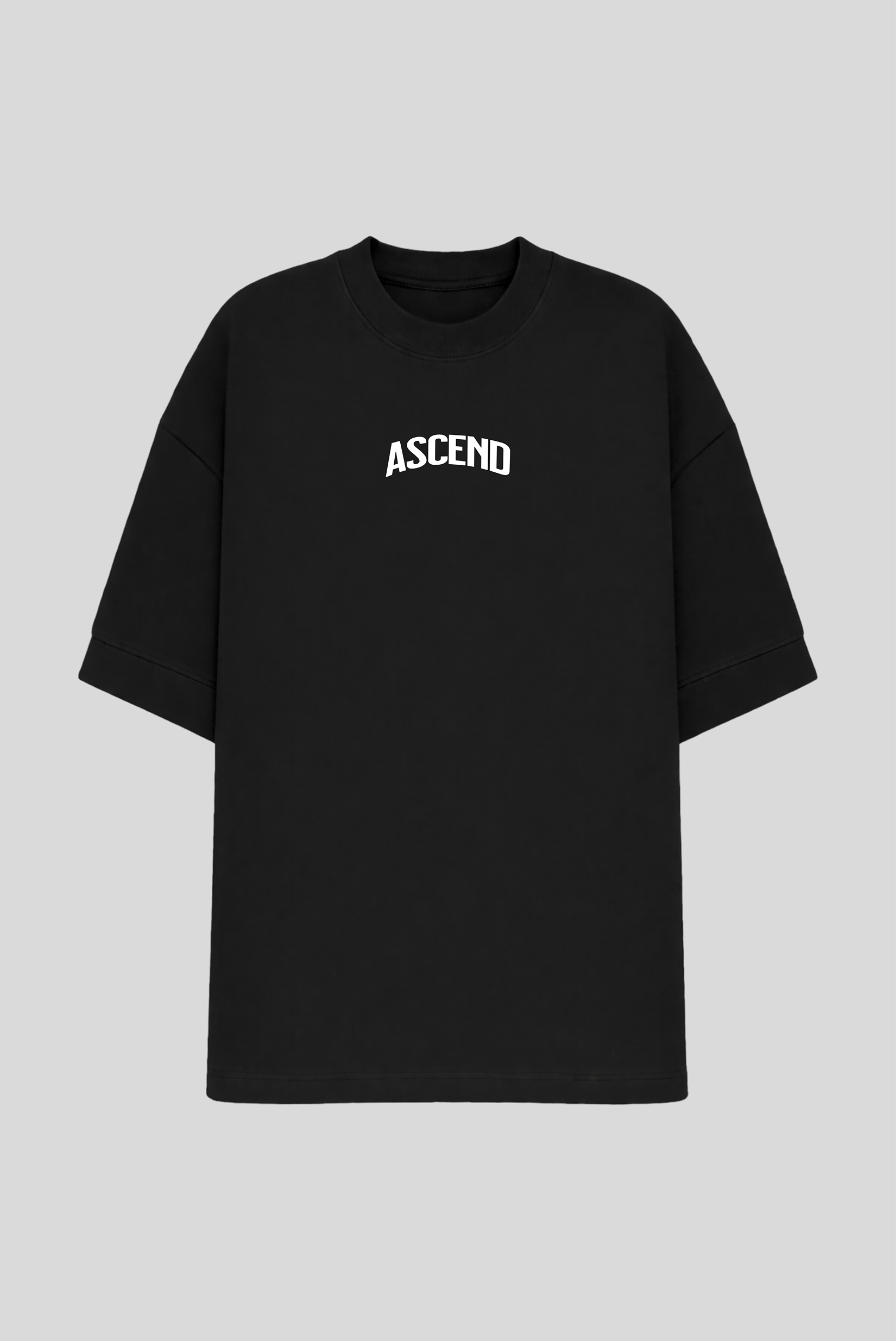 Camiseta Oversized Preta Ascend Agressive