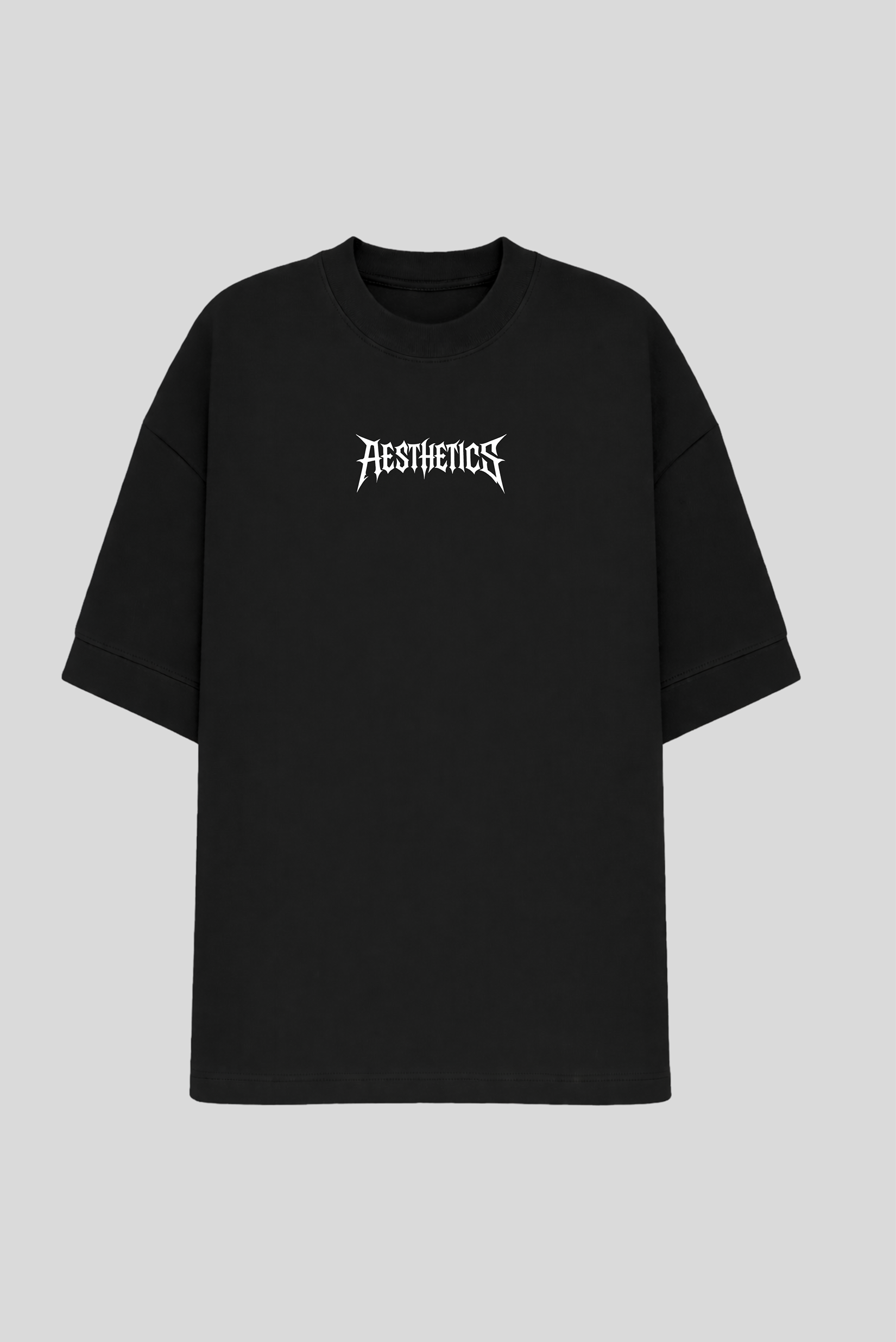 Camiseta Oversized Preta Ascend Aesthetics