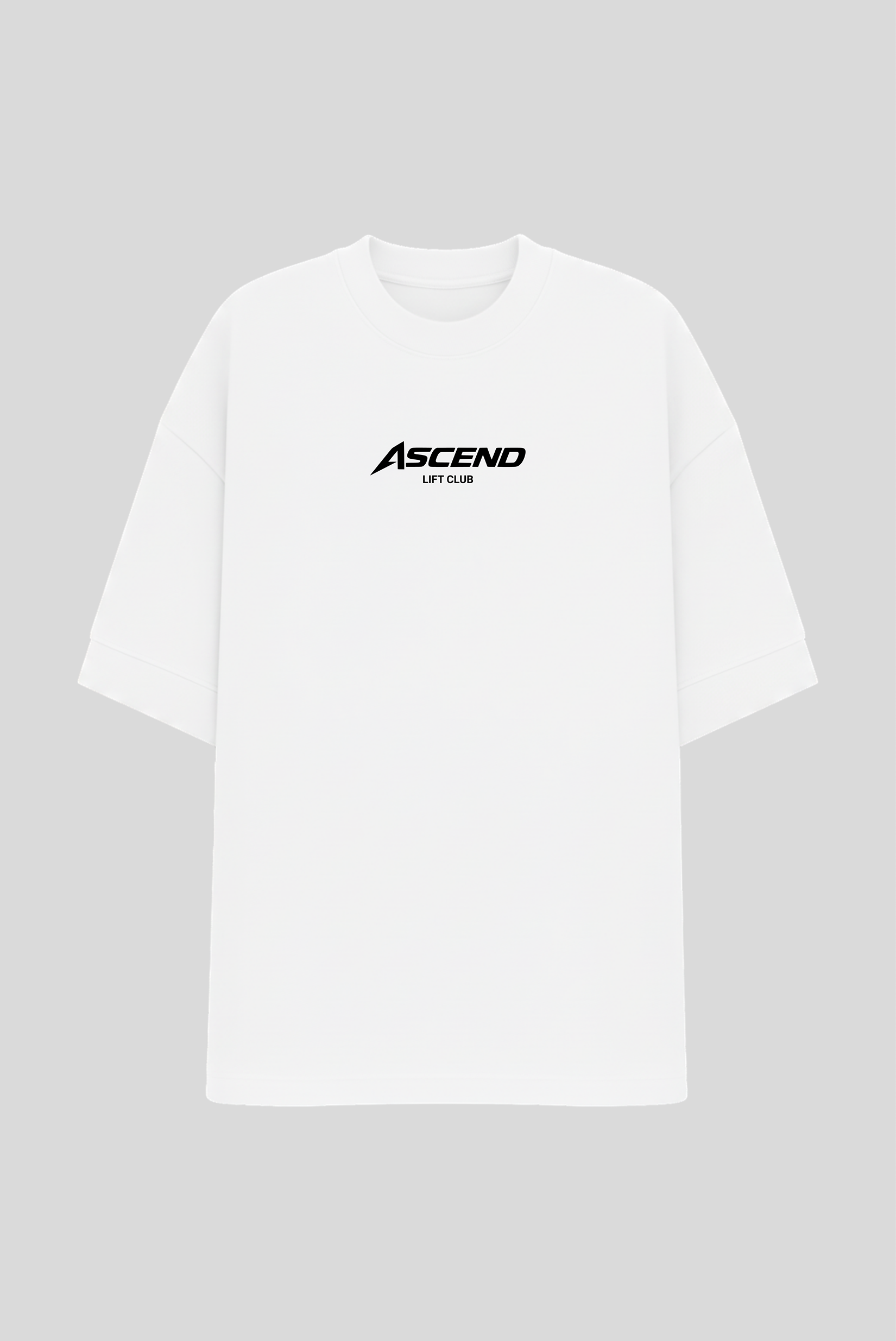 Camiseta Oversized Branca Ascend Lift Club