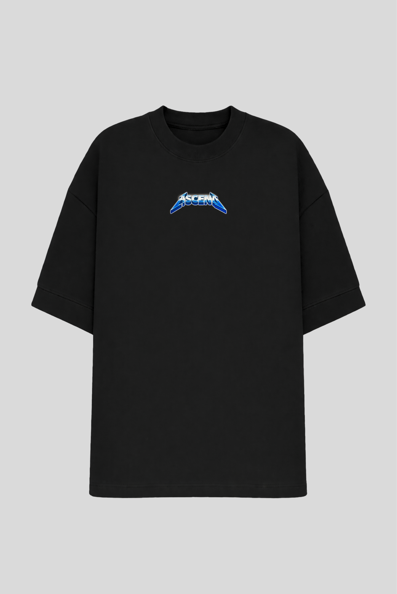 Camiseta Oversized Preta Ascend HeavyDuty
