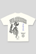 Camisa Oversized Off White Treino Ascend Warriors Skull