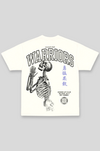 Camisa Oversized Off White Treino Ascend Warriors Skull