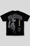 Camisa Oversized Preta Treino Ascend Warriors Skull
