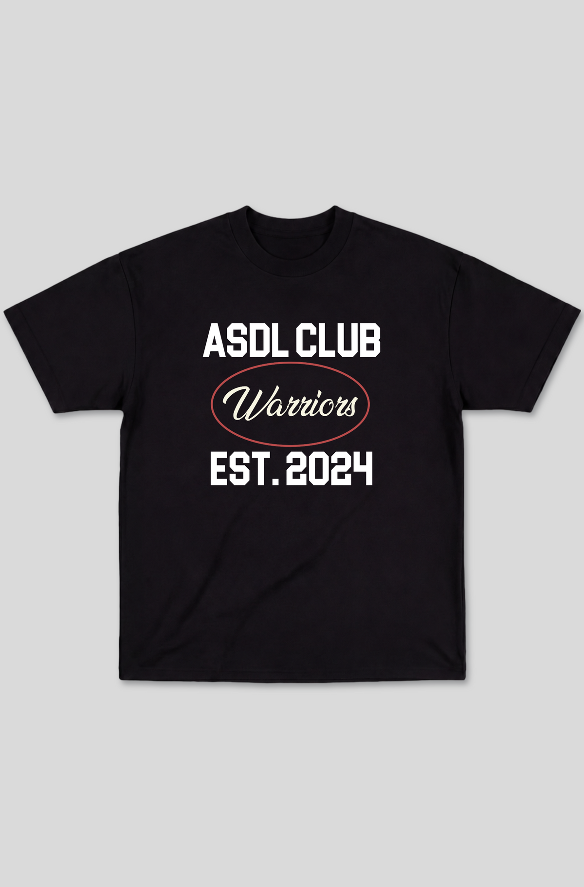 Camisa Oversized Preta Ascend Warriors Est.2024