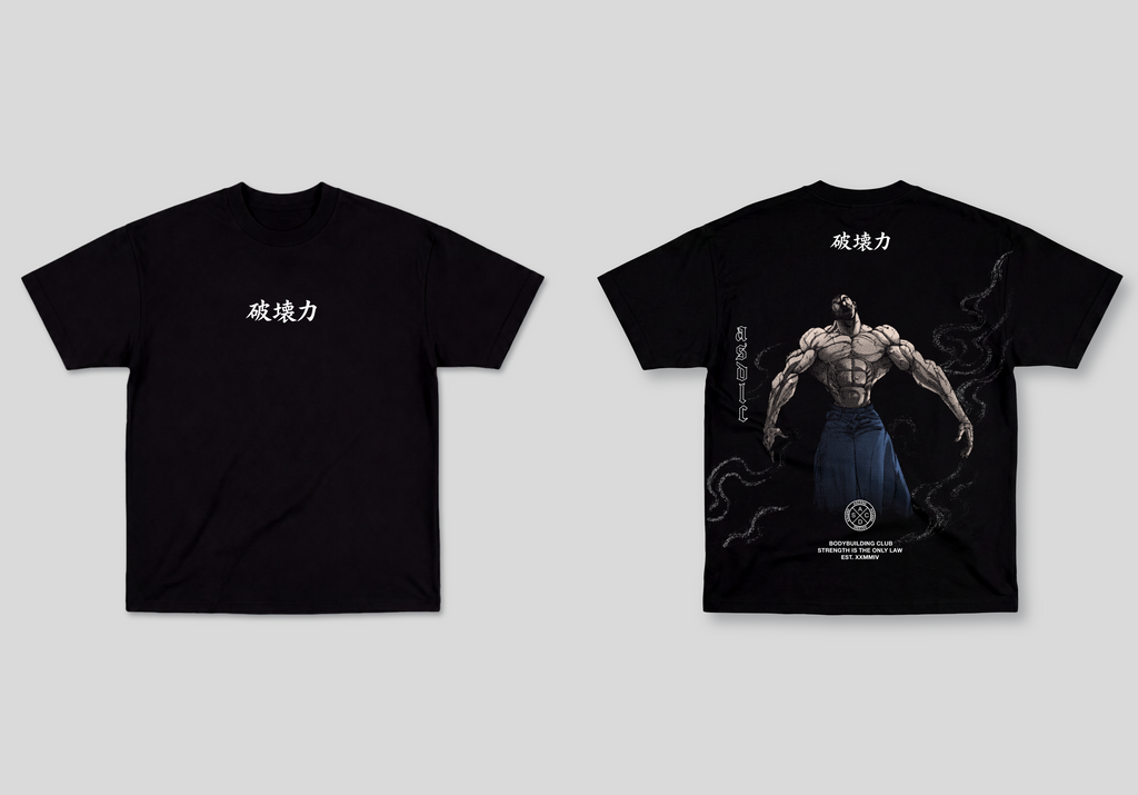 Camiseta Oversized Preta Ascend Strengh