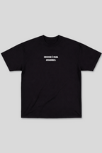 Camiseta Oversized Preta Ascend Excesso é Para Amadores