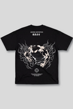 Camiseta Oversized Preta Ascend Fight