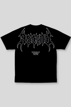 Camiseta Oversized Preta Ascend BodyBuilding