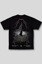 Camiseta Oversized Preta Ascend Lightning