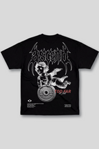 Camiseta Oversized Preta Ascend Baby Angel