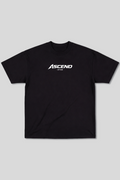 Camiseta Oversized Preta Ascend Lift Club