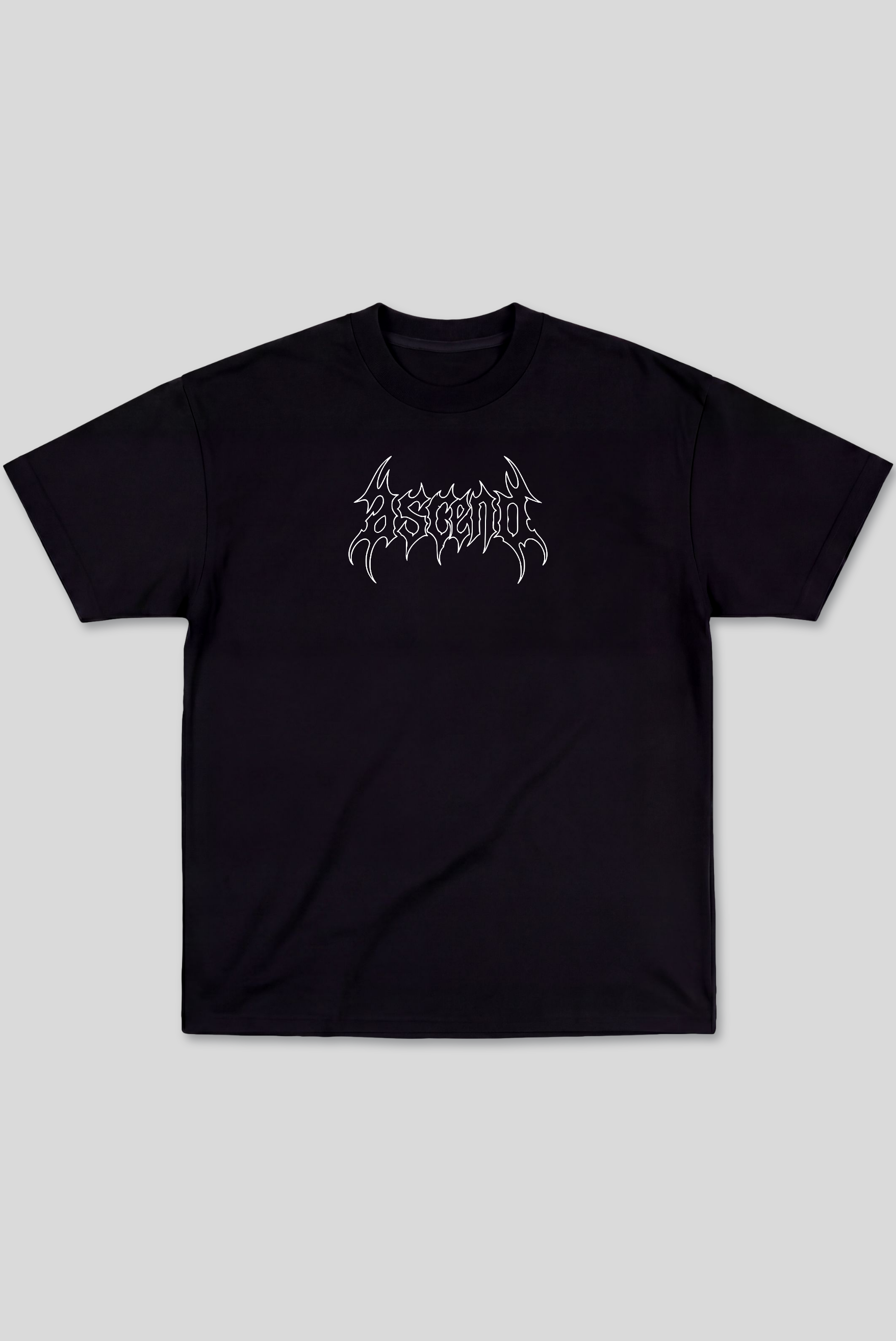 Camiseta Oversized Preta Ascend Baby Angel