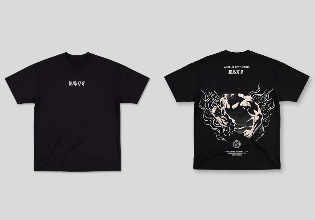 Camiseta Oversized Preta Ascend Fight