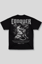 Camiseta Oversized Preta Ascend Conquer