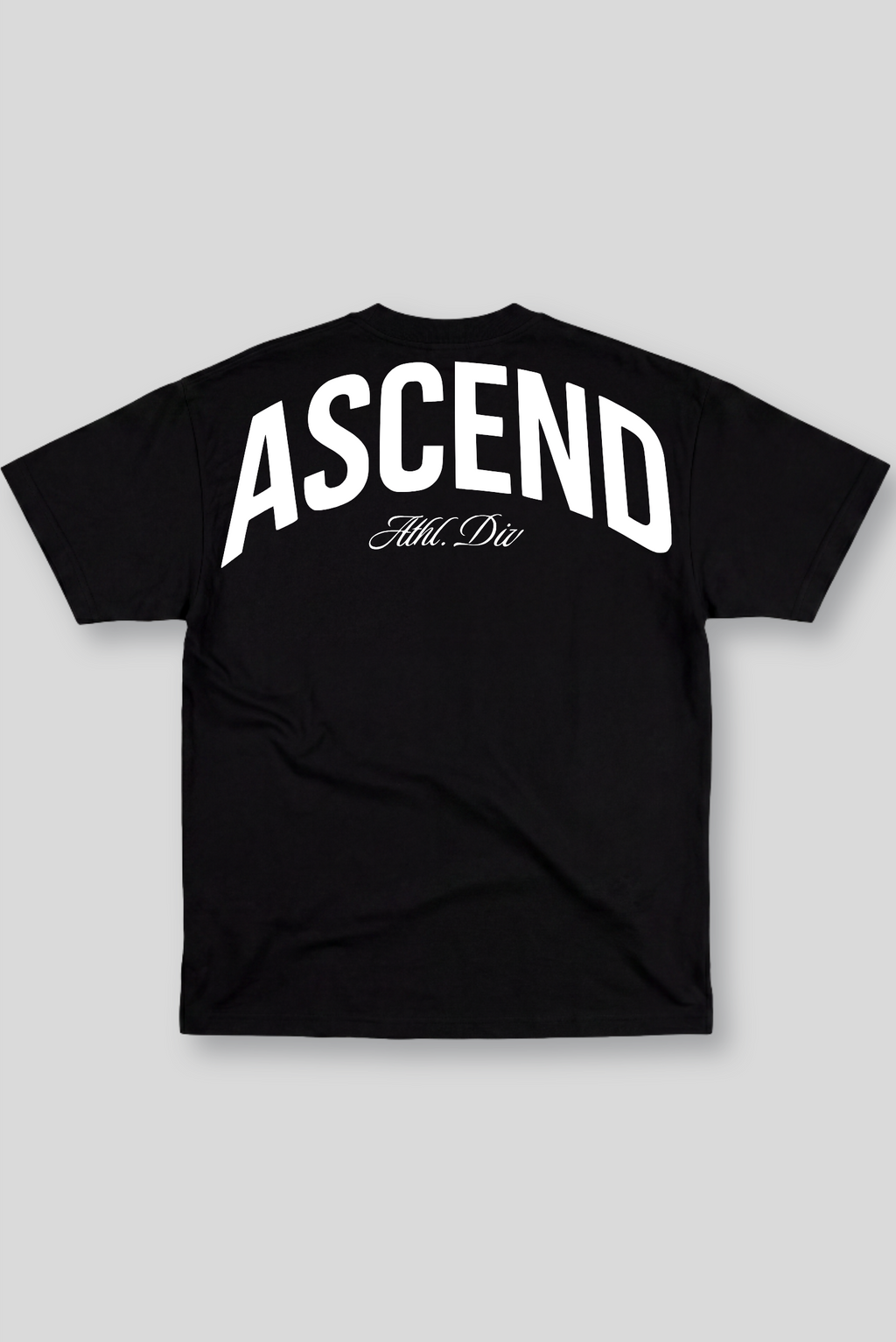 Camiseta Oversized Preta Ascend Training Division