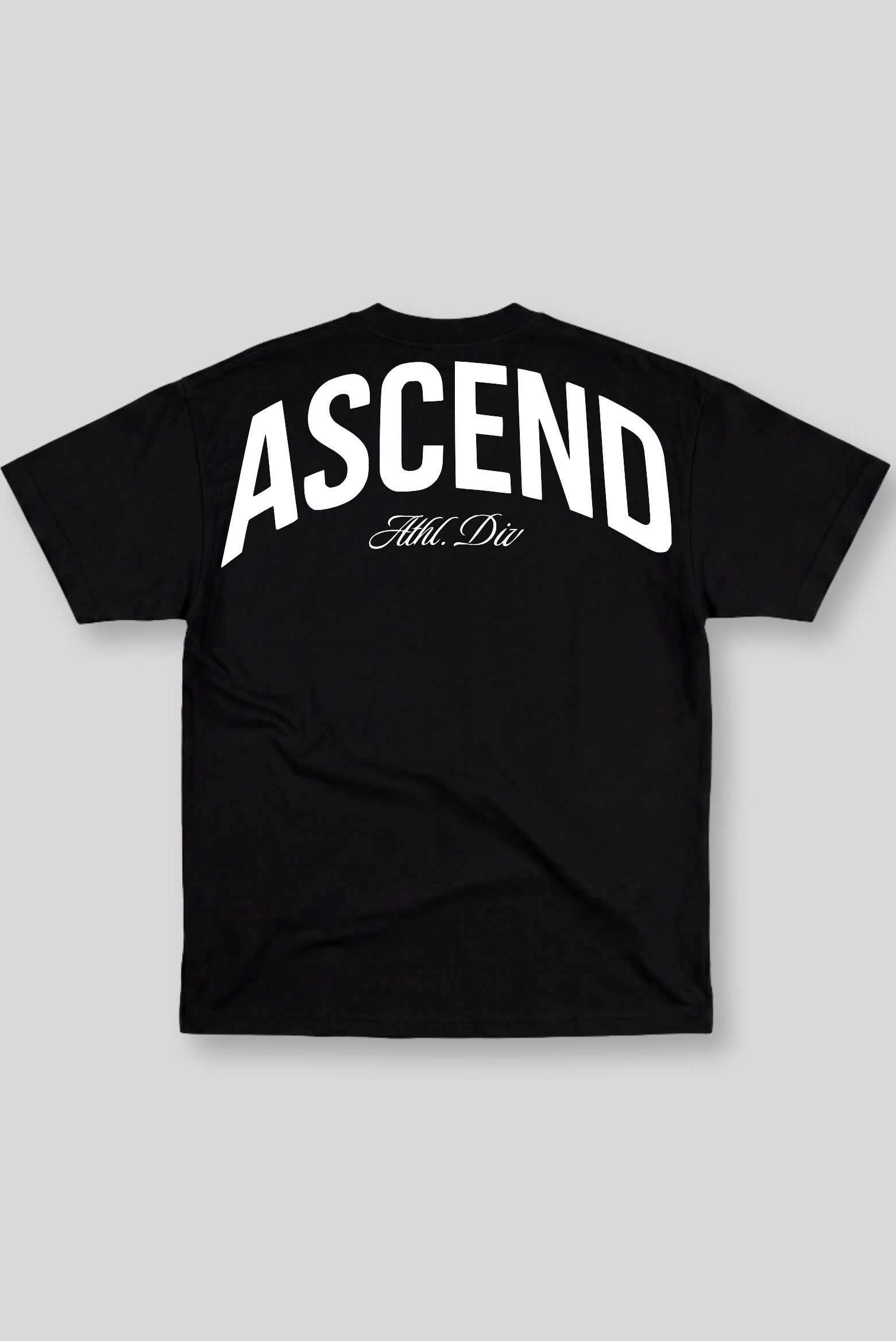 Camiseta Oversized Preta Ascend Training Division