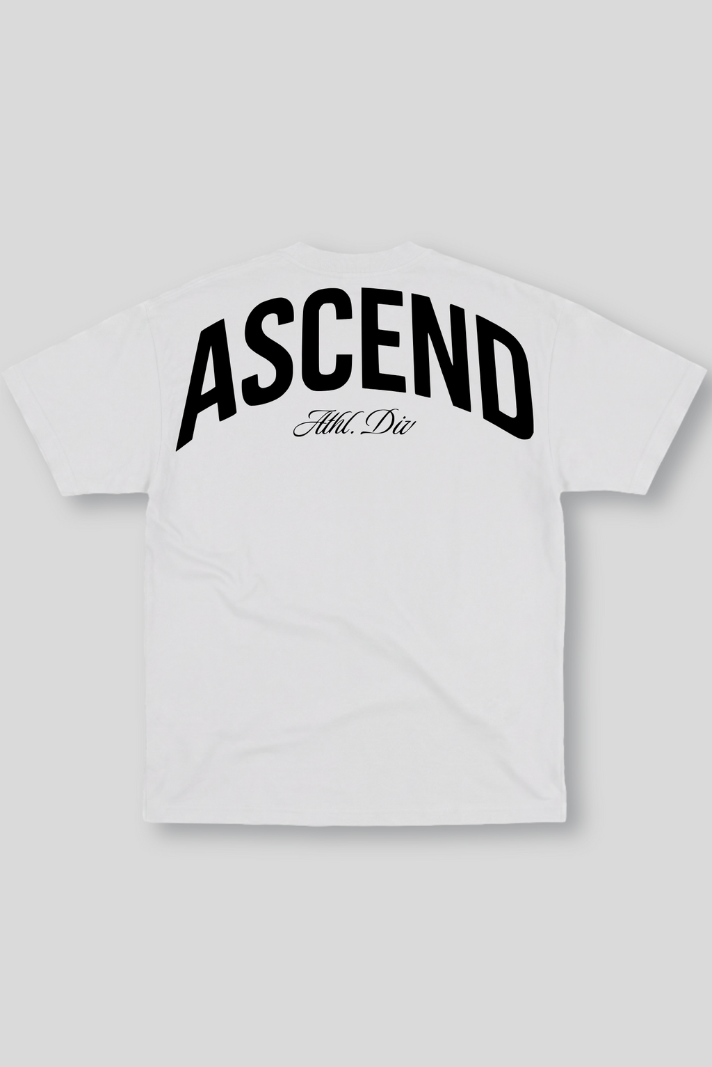 Camiseta Oversized Branca Ascend Athlete Division