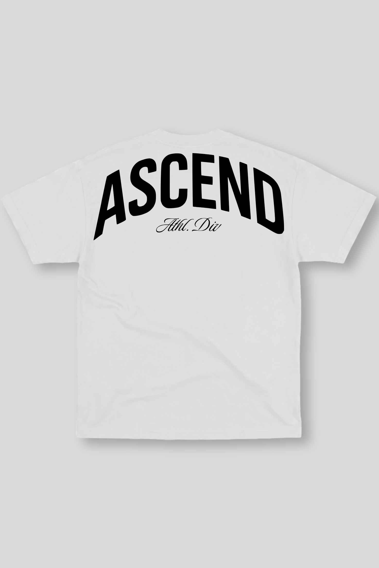 Camiseta Oversized Branca Ascend Athlete Division