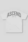 Camiseta Oversized Branca Athl Div Cinza