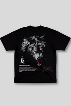 Camiseta Oversized Preta Ascend Unleashed Instinct
