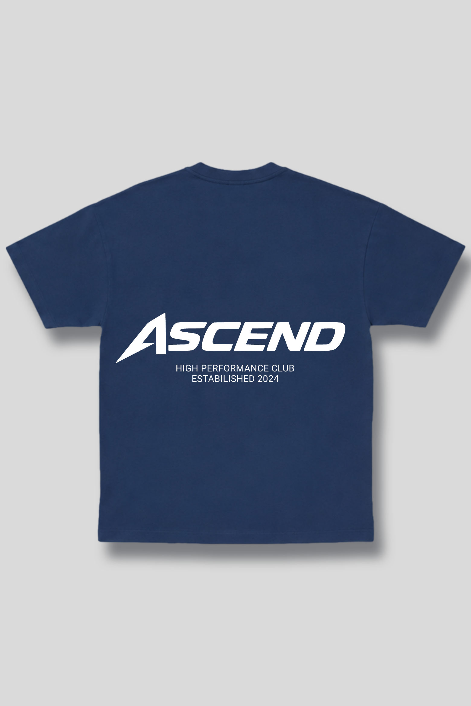 Camiseta Oversized Azul Ascend High Performance Club
