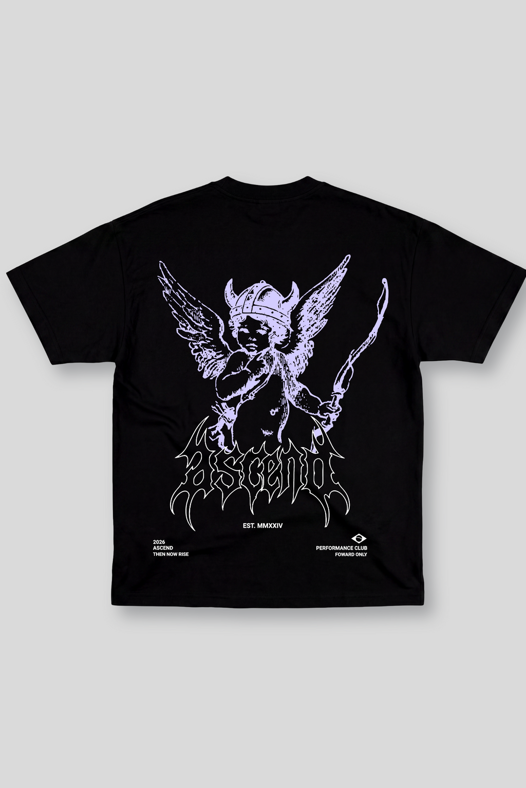 Camiseta Oversized Preta Ascend Valhalla