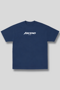 Camiseta Oversized Azul Ascend Lift Club