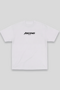 Camiseta Oversized Branca Ascend Lift Club
