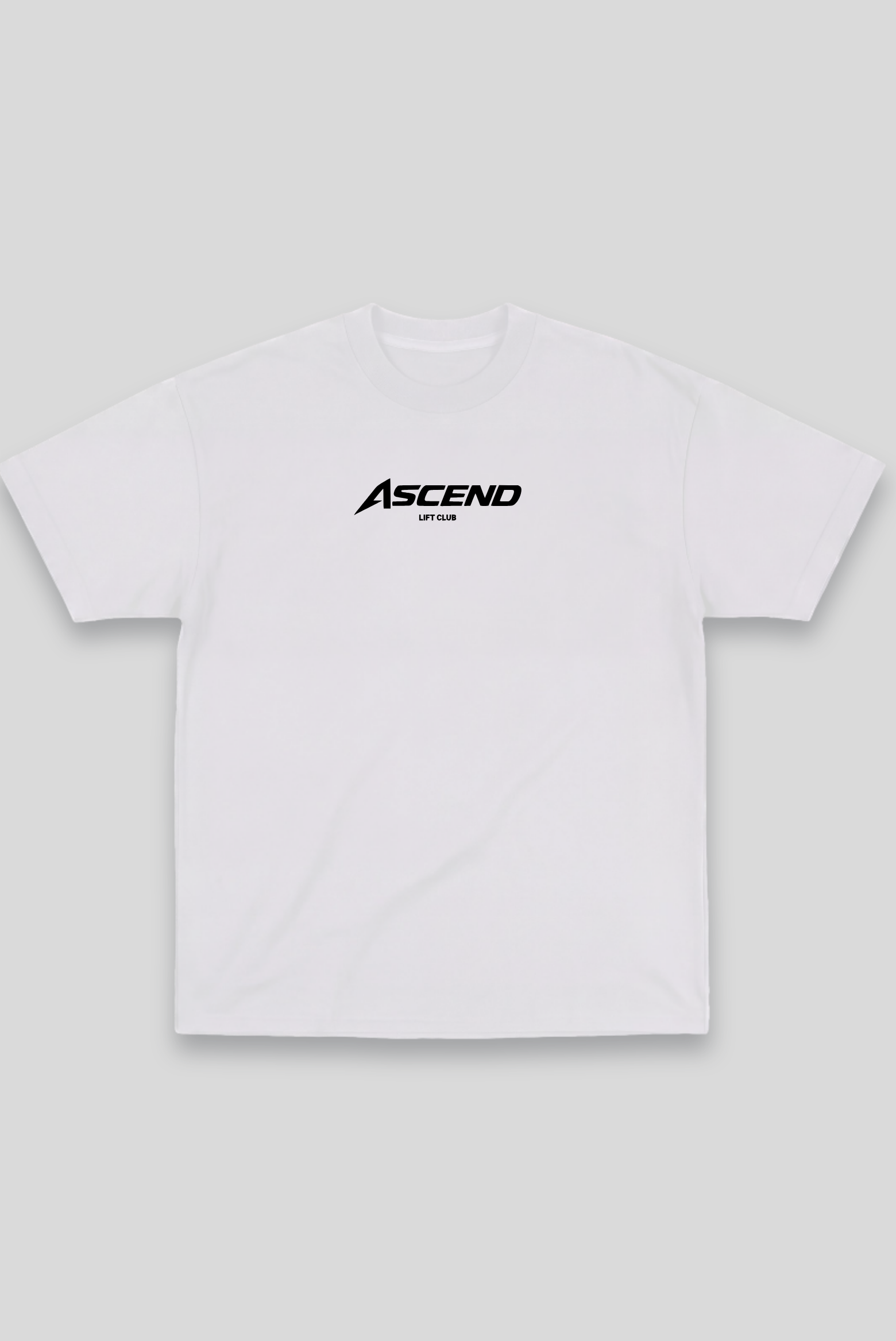 Camiseta Oversized Branca Ascend Lift Club