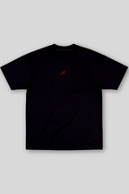 Camiseta Oversized Preta Ascend Athlete Division Vemelha