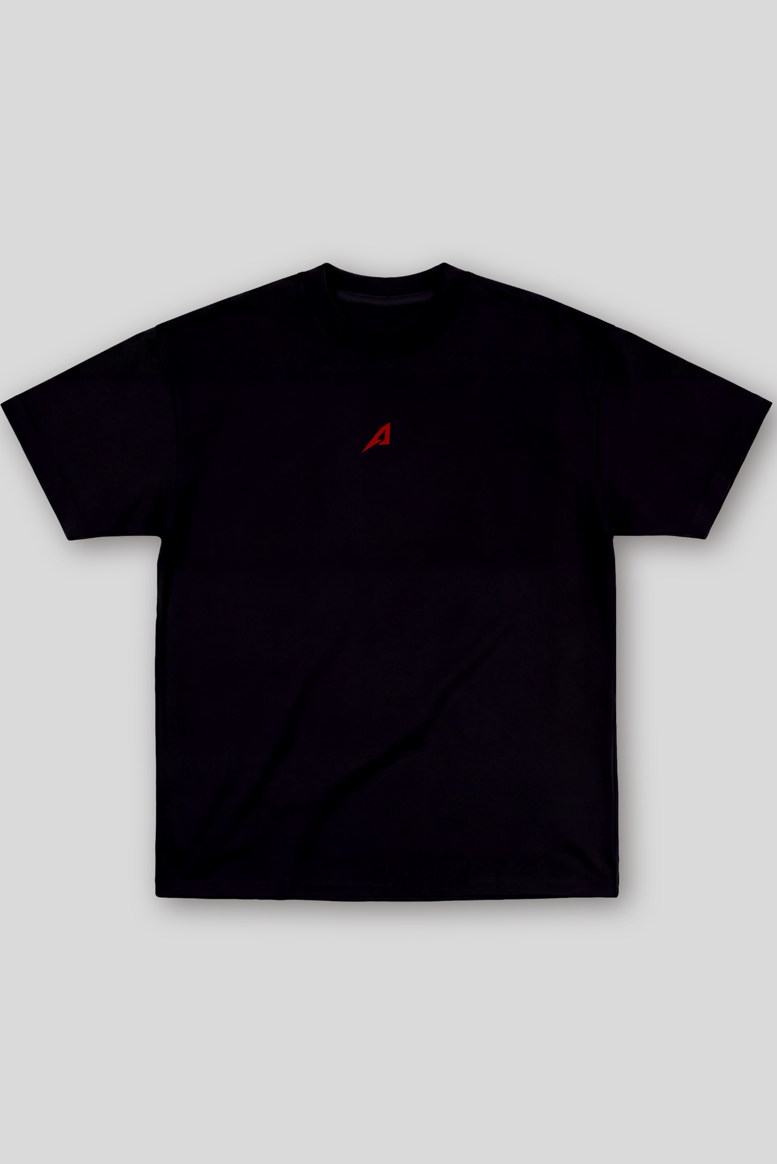 Camiseta Oversized Preta Ascend Athlete Division Vemelha