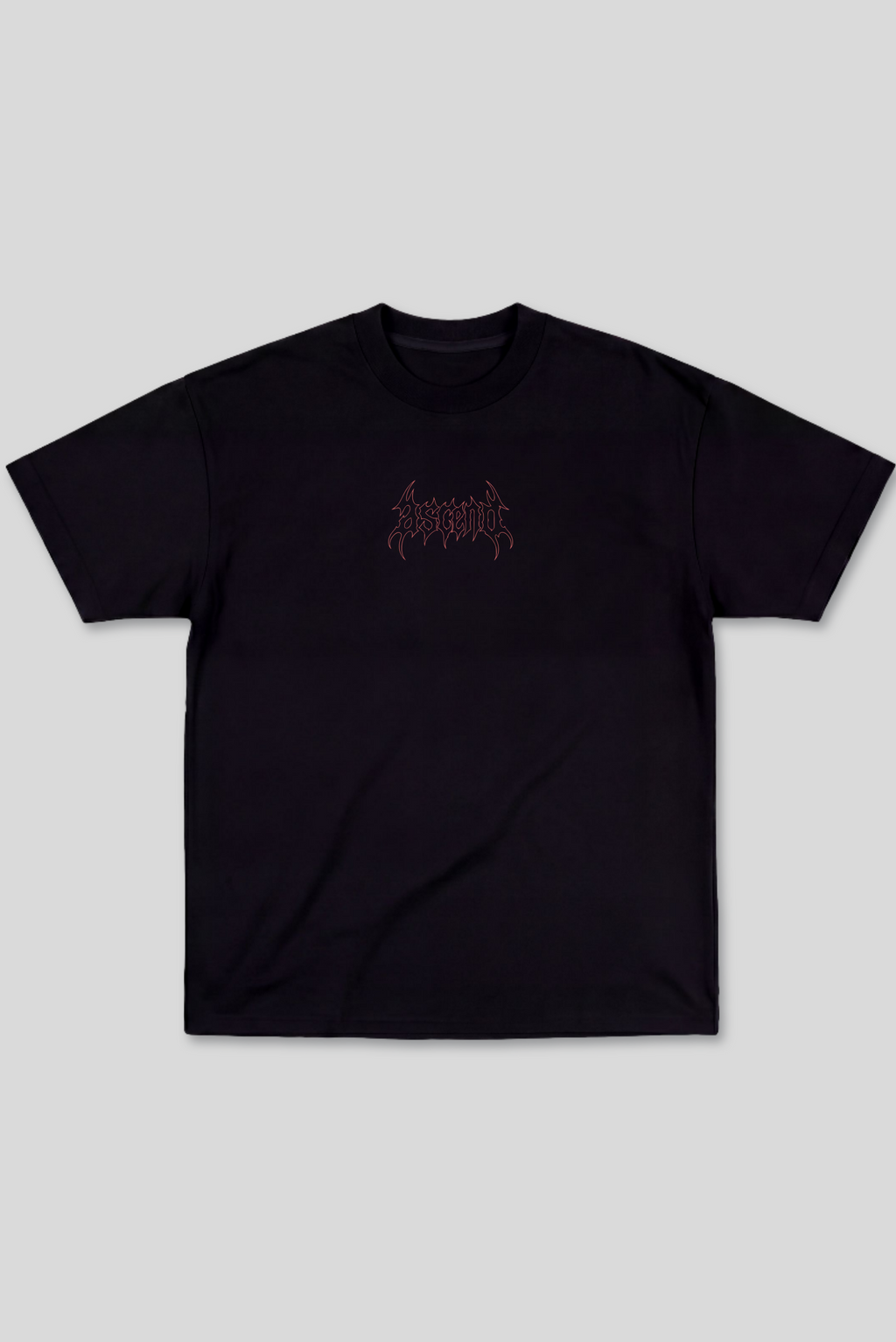Camiseta Oversized Preta Ascend Unleashed Instinct