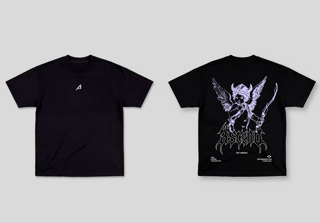 Camiseta Oversized Preta Ascend Valhalla