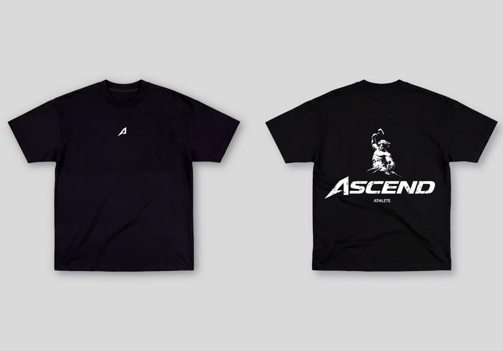 Camiseta Preta Oversized Ascend Athlete