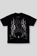 Camiseta Oversized Preta Ascend Blessed