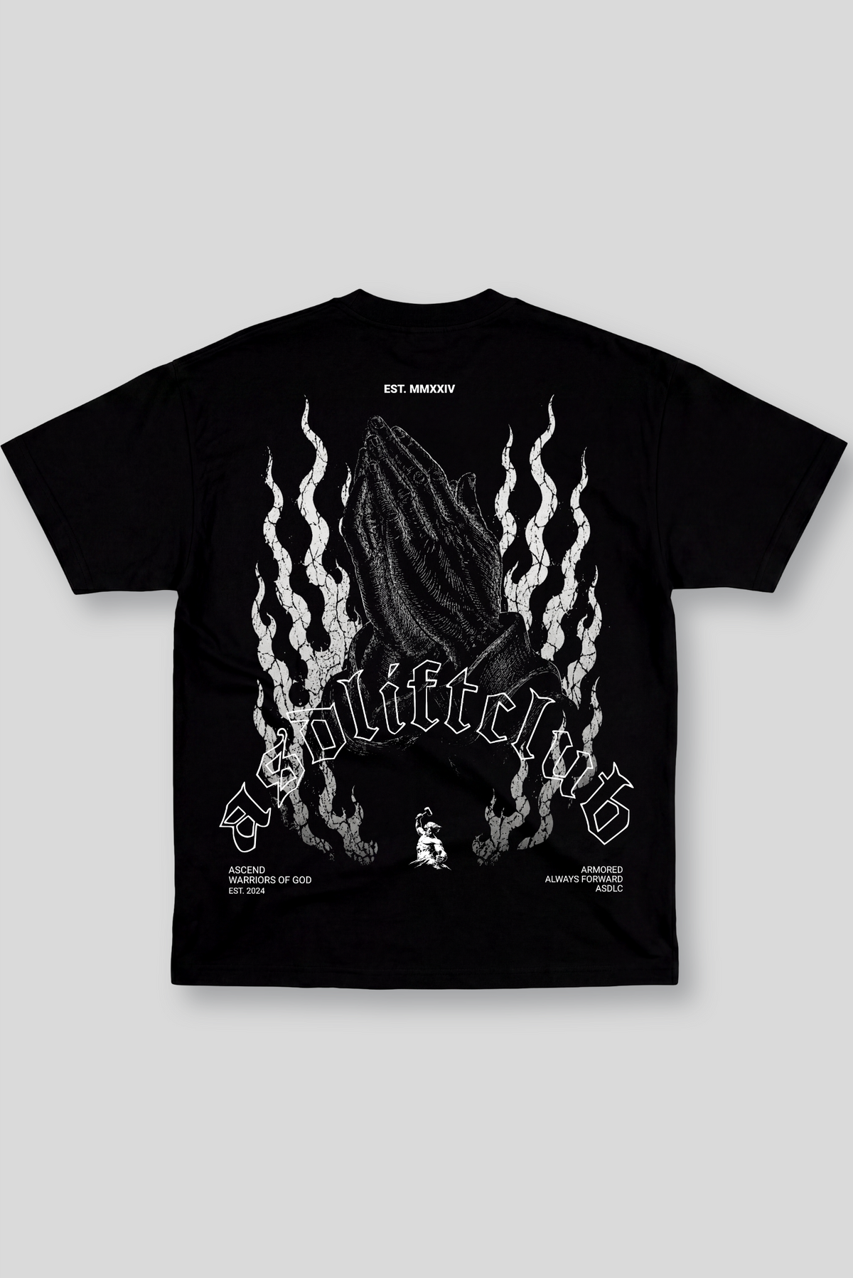 Camiseta Oversized Preta Ascend Training Division