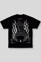 Camiseta Oversized Preta Ascend Blessed