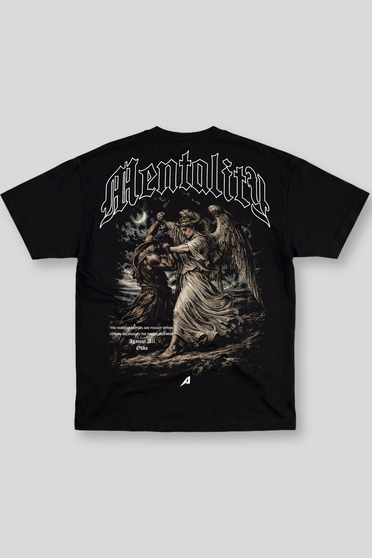 Camiseta Oversized Preta Ascend Mentality