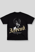 Camiseta Oversized Preta Ascend Dominance