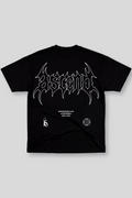 Camiseta Oversized Preta Ascend BodyBuilding