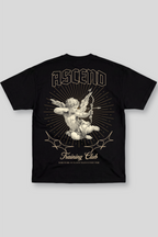 Camiseta Oversized Preta Ascend Angel