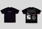 Camiseta Oversized Preta Ascend To far To fall