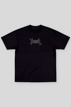 Camiseta Oversized Preta Ascend To far To fall
