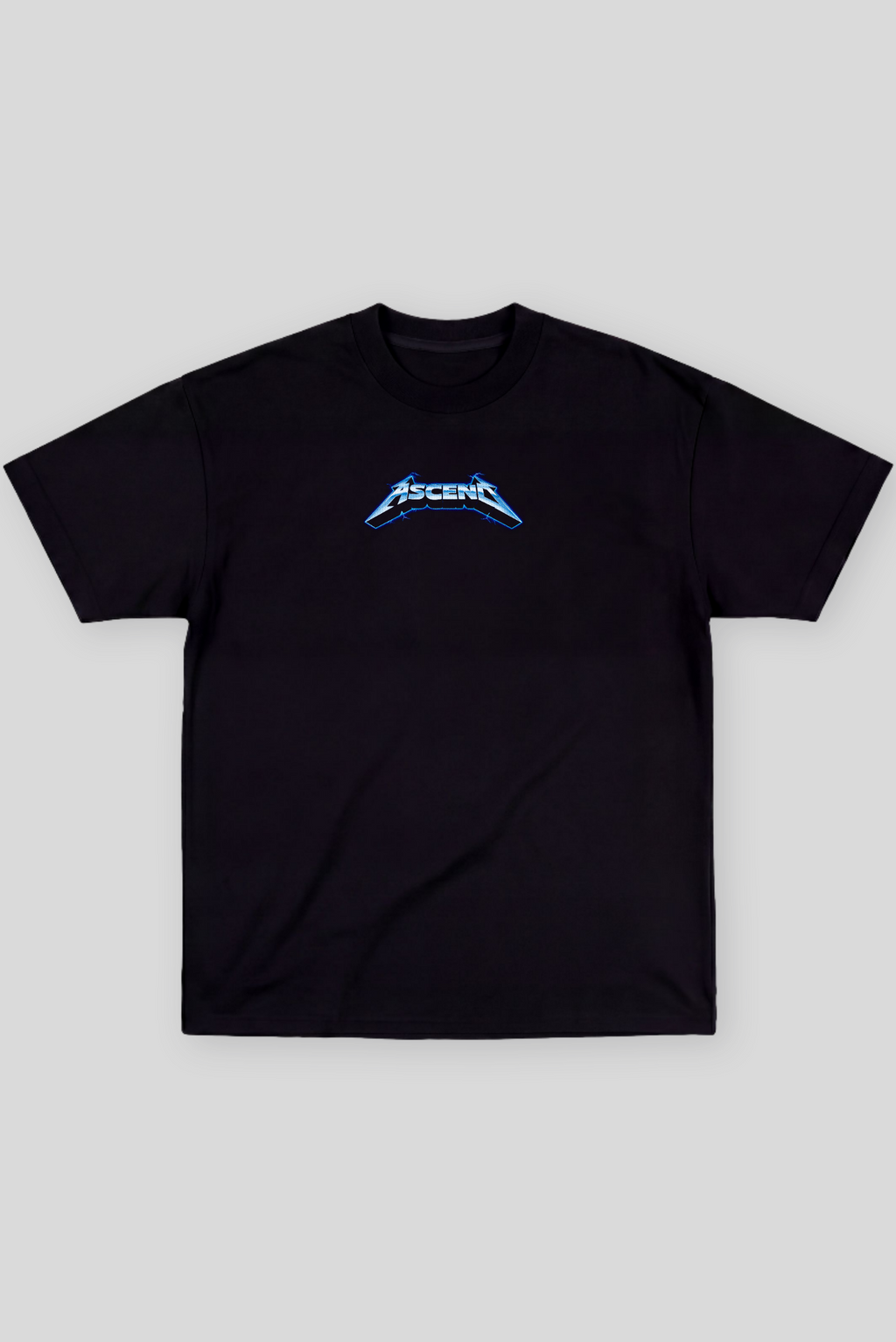 Camiseta Oversized Preta Ascend HeavyDuty