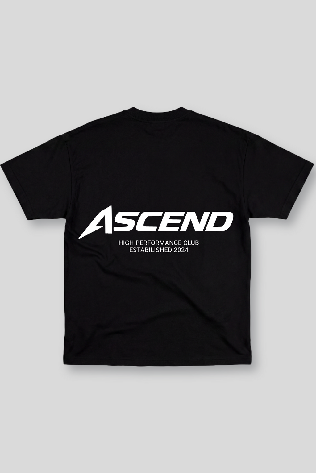 Camiseta Oversized Preta Ascend High performance