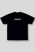 Camiseta Oversized Preta Ascend Lift Club