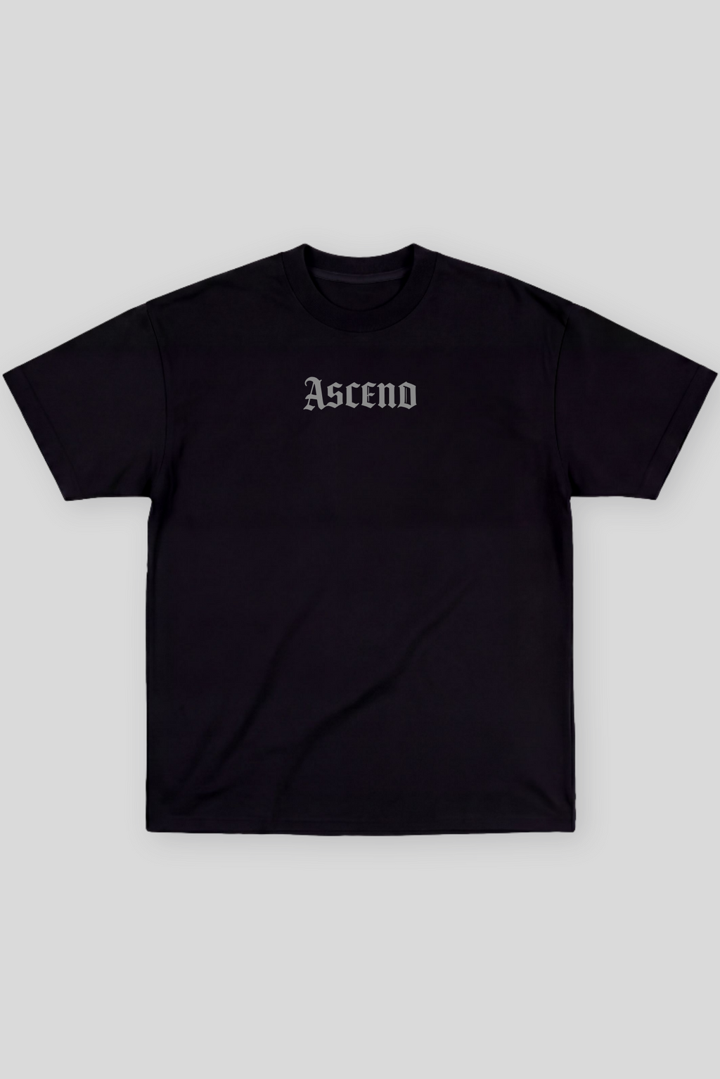Camiseta Oversized Preta Ascend Conquer