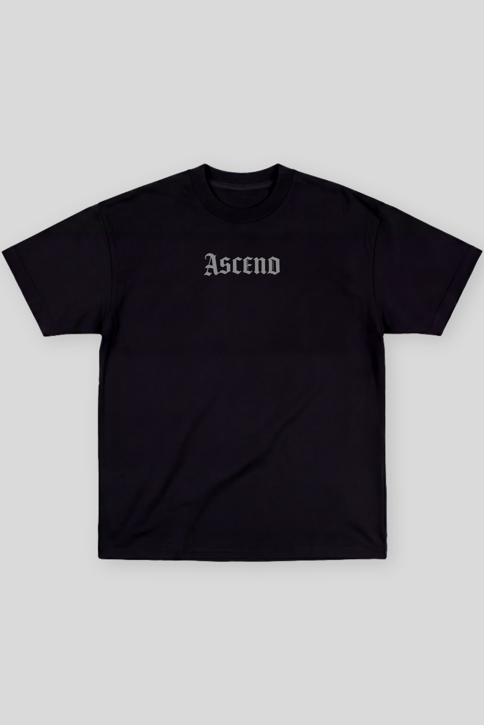 Camiseta Oversized Preta Ascend Conquer