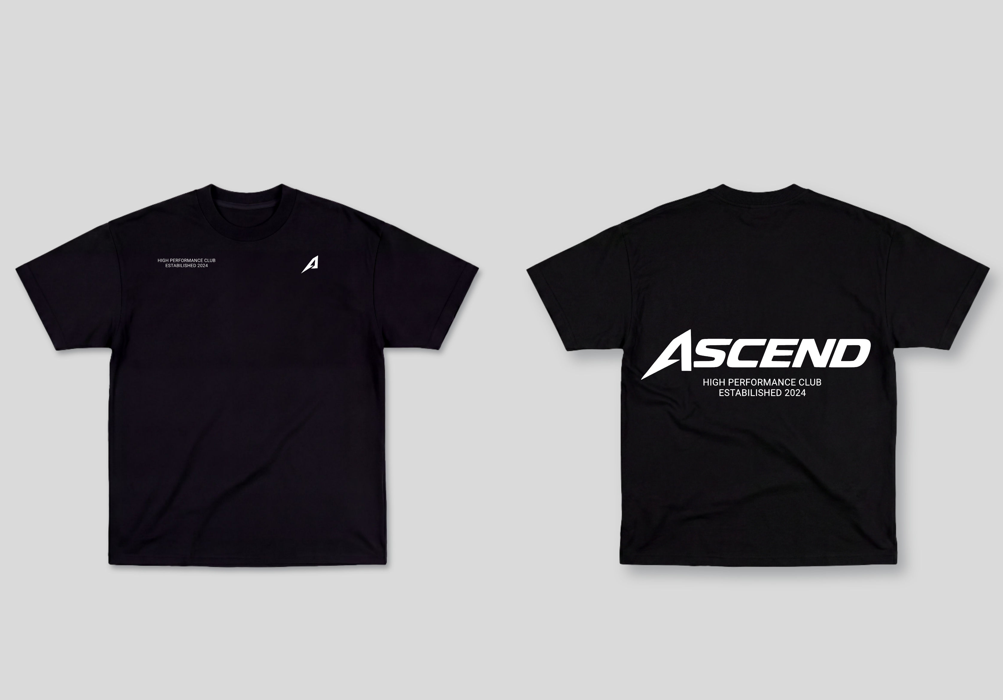 Camiseta Oversized Preta Ascend High performance