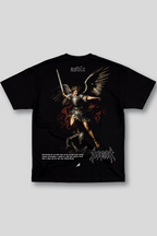 Camiseta Oversized Preta Ascend Rise Above Chaos